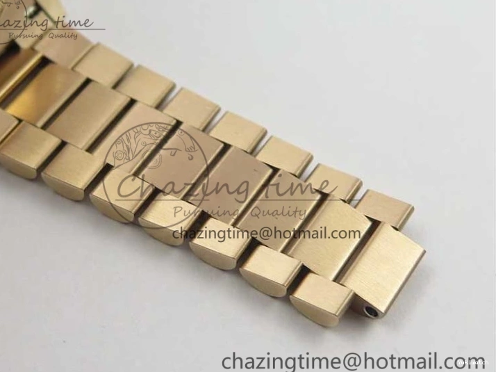 Day-Date Dial President RG on 128239 MOP Best Bp Edition Maker White Crystral Markers 36 Bracelet RG 0715
